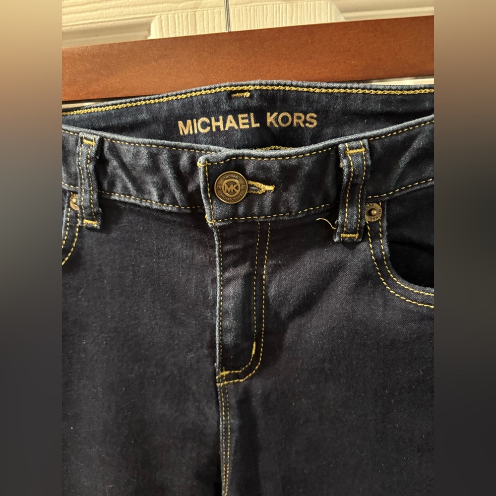 Michael Kors Dark Blue Skinny Jeans - Picture 7 of 9